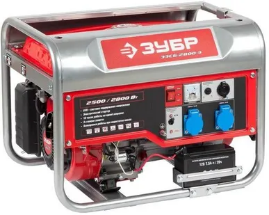 фото Генератор бензиновый Зубр ЗЭСБ-2800-Э