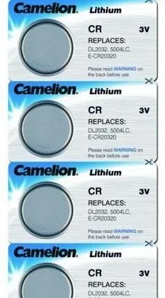 Фото №0 Элемент питания литиевый CR CR2032 BL-5 (блист.5шт) Camelion 1595