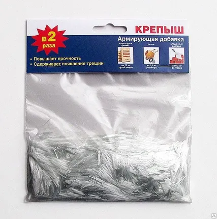 Фото №0 КРЕПЫШ Армирующая добавка (100гр) ФИБРА