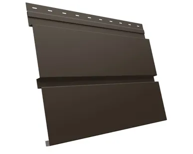 фото Квадро брус 0,5 Quarzit с пленкой RR 32 темно-коричневый