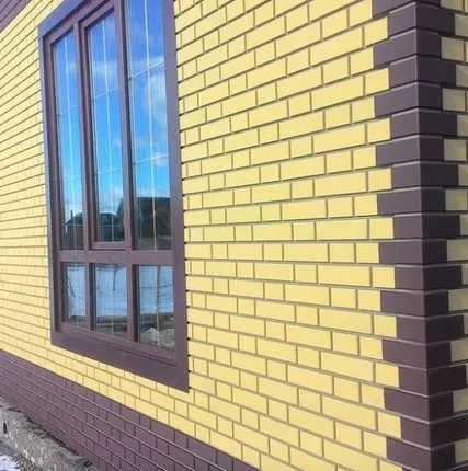 Фото №6 Фасадная панель для дома Альта Профиль Кирпич клинкерный КОРИЧНЕВЫЙ