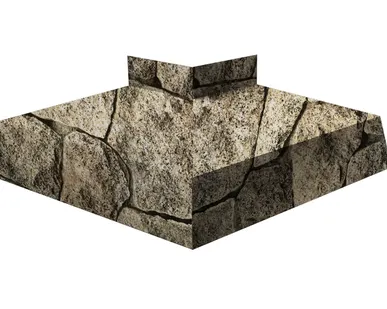 фото Угол отлива внешний 50 0,45 Print Elite с пленкой King Stone