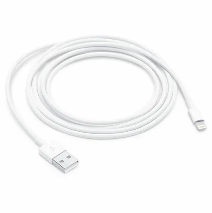 Фото №0 Кабель Apple Lightning - USB-A, 1 м, белый