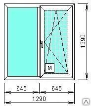 Фото №0 Окно двухкамерное MONTBLANC под заказ
