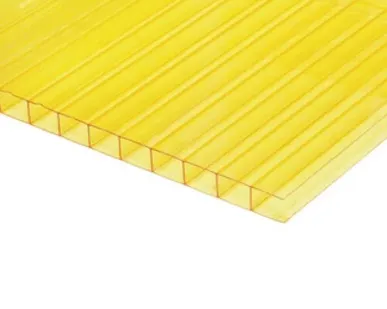 фото Сотовый поликарбонат "Sotalux" Желтый 4мм