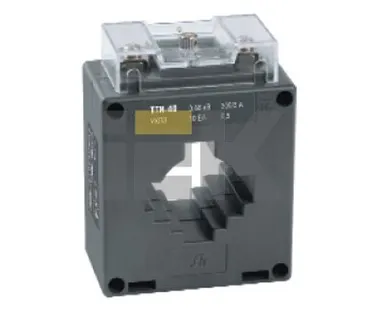 фото Трансформатор тока 400/5А 5ВА кл.0,5 под шину разм. до 40х10(40х10)мм под диам.кабеля 30 мм сер ITT30-2-05-0400 IEK (ИЭК)