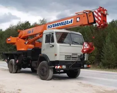 фото Аренда крана 16 тонн КамАЗ