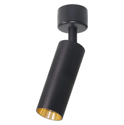 Фото №0 Светильник настенно-потолочный Feron ML1011 GU10, черный, золотой