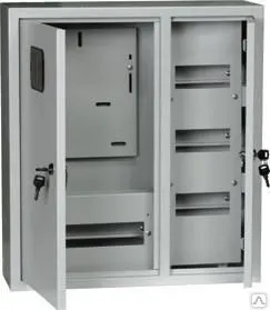 Фото №0 Корпус металлический учетный встраиваемый ЩРУВ-3/30 IP31, 3-фазный 30 мод.