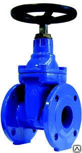 Фото №0 Задвижка чугунная шиберная VG3400 Ду 125 Ру 10 межфл уплотнение нитрил