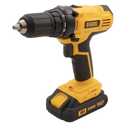 Фото №0 Аккумуляторная дрель-шуруповерт Denzel CDL-IB-18-02 26113