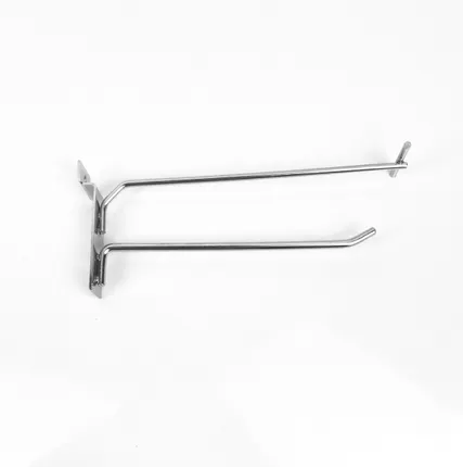 Фото №0 Крючок одинарный под ценникодержатель на экономпанель 150мм, d=5мм, хром