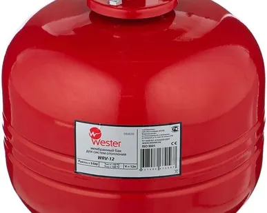 фото Расширительный бак Wester WRV 12 12 л вертикальная установка