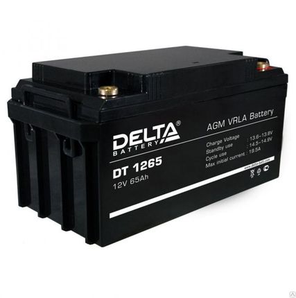 Фото №0 АКБ Delta 65 Ач 12 Вольт DT 1265