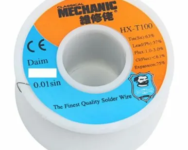фото Припой MECHANIC 0.3мм Sn63/Pb37 55гр с флюсом