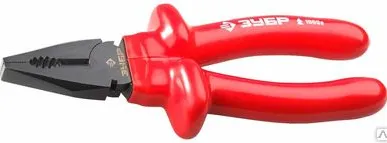 фото Плоскогубцы ЗУБР ЭЛЕКТРИК комбин. хромоникел.покрытие, до ~1000В, 160 мм.