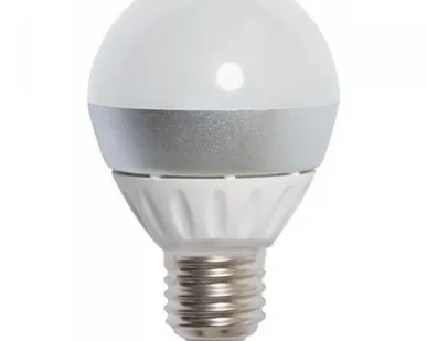 фото Лампа светодиодная LED E27, груша А60, 10Вт, 230В, 4000К, хол. белый свет