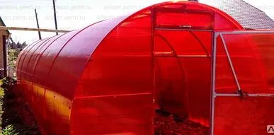 фото Сотовый поликарбонат цветной