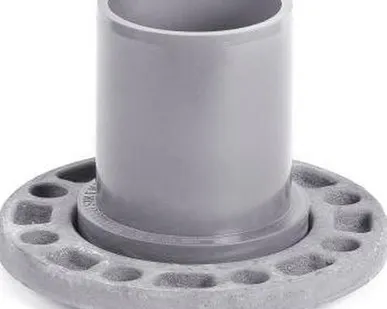 фото Патрубок гладкий ПВХ с металлическим фланцем 90/80