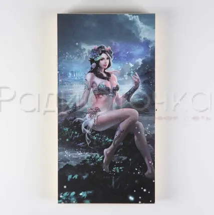 Фото №0 Нарды "Нимфа", деревянная доска 40 х 40 см, с полем для игры в шашки