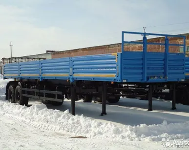 фото Полуприцеп 9406-210 борт под тяг. КАМАЗ 43118 (6х6)