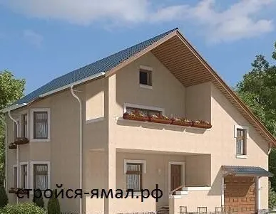 фото Каркасный дом 188.9 м2 двухэтажный