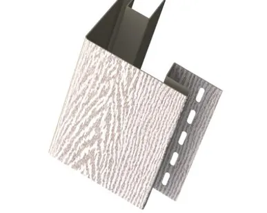 фото Наружный угол для винилового сайдинга 3050мм, Ясень беленый Ю-Пласт