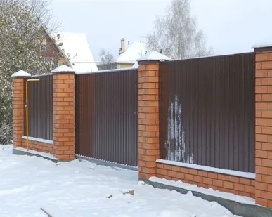 фото Строительство заборов