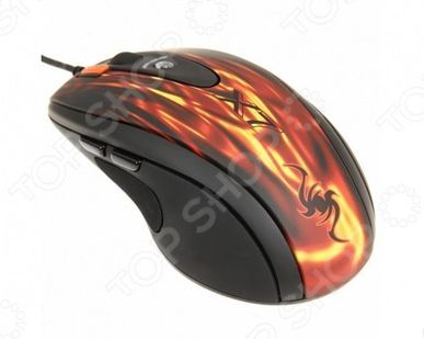 фото Мышь A4Tech XL-750BK Red USB
