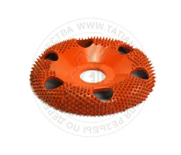 фото DW4125H-7/8 - Рашпильный диск Ø100мм, скругленный край, для углошлифовальных машин (extracoarse), с