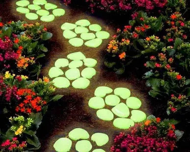 фото Галька светящаяся (зеленая)