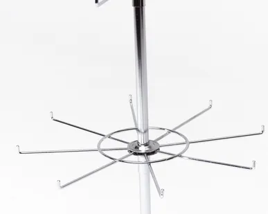 фото Стойка под брелоки 4 яруса H=1750мм d=450мм, хром