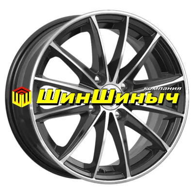 Фото №0 6x15/4x100 ET46 D54,1 Пойнт Бланк-оригинал (KC884) Алмаз черный SK