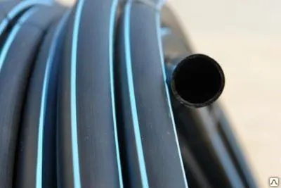 Фото №0 Трубы напорные из полиэтилена D= 90 SDR 26 (6,3 атм)