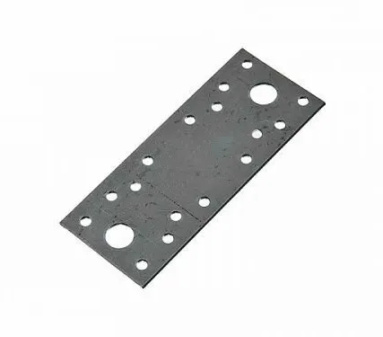 Фото №0 Пластина крепежная 210х 65х1,8 мм, оцинкованная