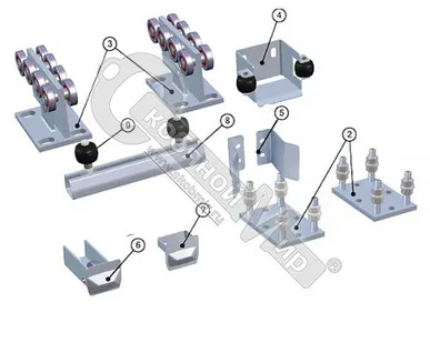 фото Комплект для откатных ворот