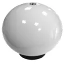 фото Aster Светильник на столб садово-парковый D350 Астер Е27 100Вт (молочно-белый) 230680 (НТУ 01-100-351)