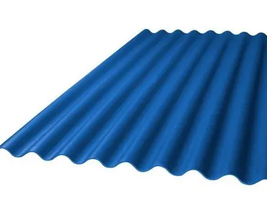 фото Шифер 7 волновой синий 1750х980х5,8мм 22кг (палет 100шт) ГОСТ