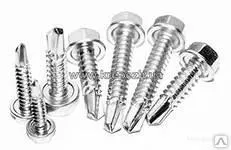 Фото №0 Саморезы 4,8х20 для фасадных систем, цинк, сверло (8000 шт)