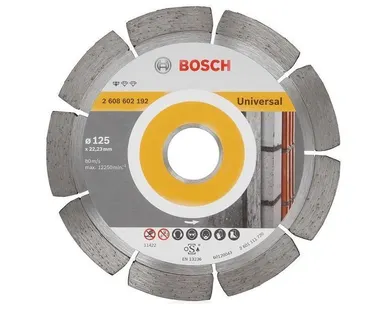 фото Диск алмазный отрезной универсальный (125х22.2 мм) серии UPE Bosch 2.608.60