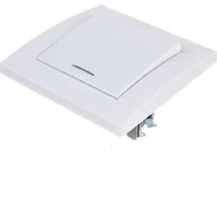 Фото №0 UNIVersal Выключатель 1-кл.СП Бриллиант 10А IP20 бел.с подсветкой 7947397 UNIVersal