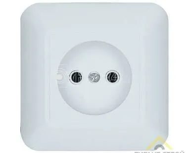 фото Розетка 1-м СП Прима 10А без заземл. бел SchE RS10-184-B