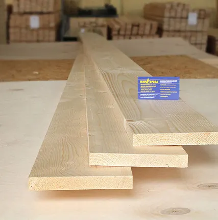 Фото №0 МИР ДЕРЕВА 20*145*5,0 Доска обрезная сухая стр. (сосна, ель) п/м