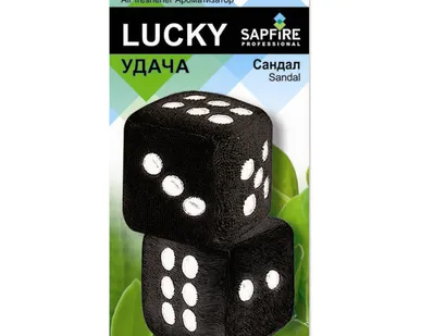 фото SAT-2040 Ароматизатор Lucky (Кубики) SAPFIRE вода
в