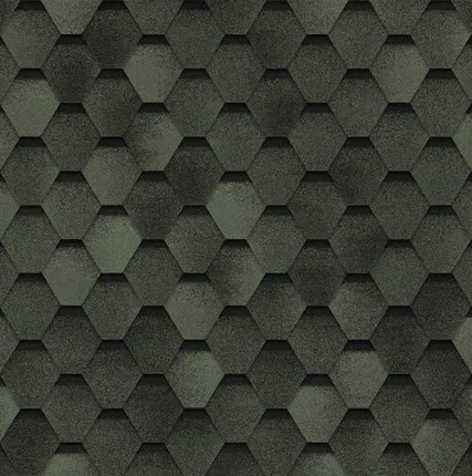 Фото №0 ТЕХНОНИКОЛЬ SHINGLAS гибкая черепица ОПТИМА СОНАТА зеленый (3,0м2/уп.)