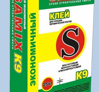 фото Клей для плитки "экономичный" Самикс 25кг.