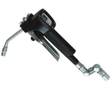 фото GREASTER - Пистолет для смазки со счетч. гр/кг, (жесткий носик, Z-шарнир), 1/4" BSP