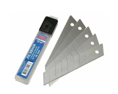 фото Лезвия 25мм отламывающиеся (5шт) в пл/кор. VERTA (10/100)