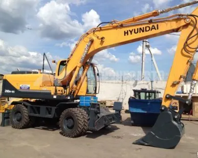 фото Аренда экскаватора ХУНДАЙ 210 С ГИДРОМОЛОТОМ