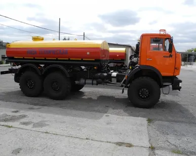 фото Автоцистерна нефтепромысловая АЦТВ-10 (мод. ТЖ 46151-10) на шасси КАМАЗ 431
в